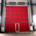 Porta de garagem industrial isolada de poliuretano
